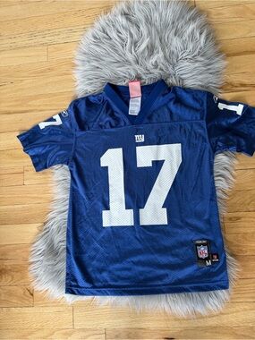 2005-06 New York Giants Burress #17 Reebok On Field Jersey (Home)